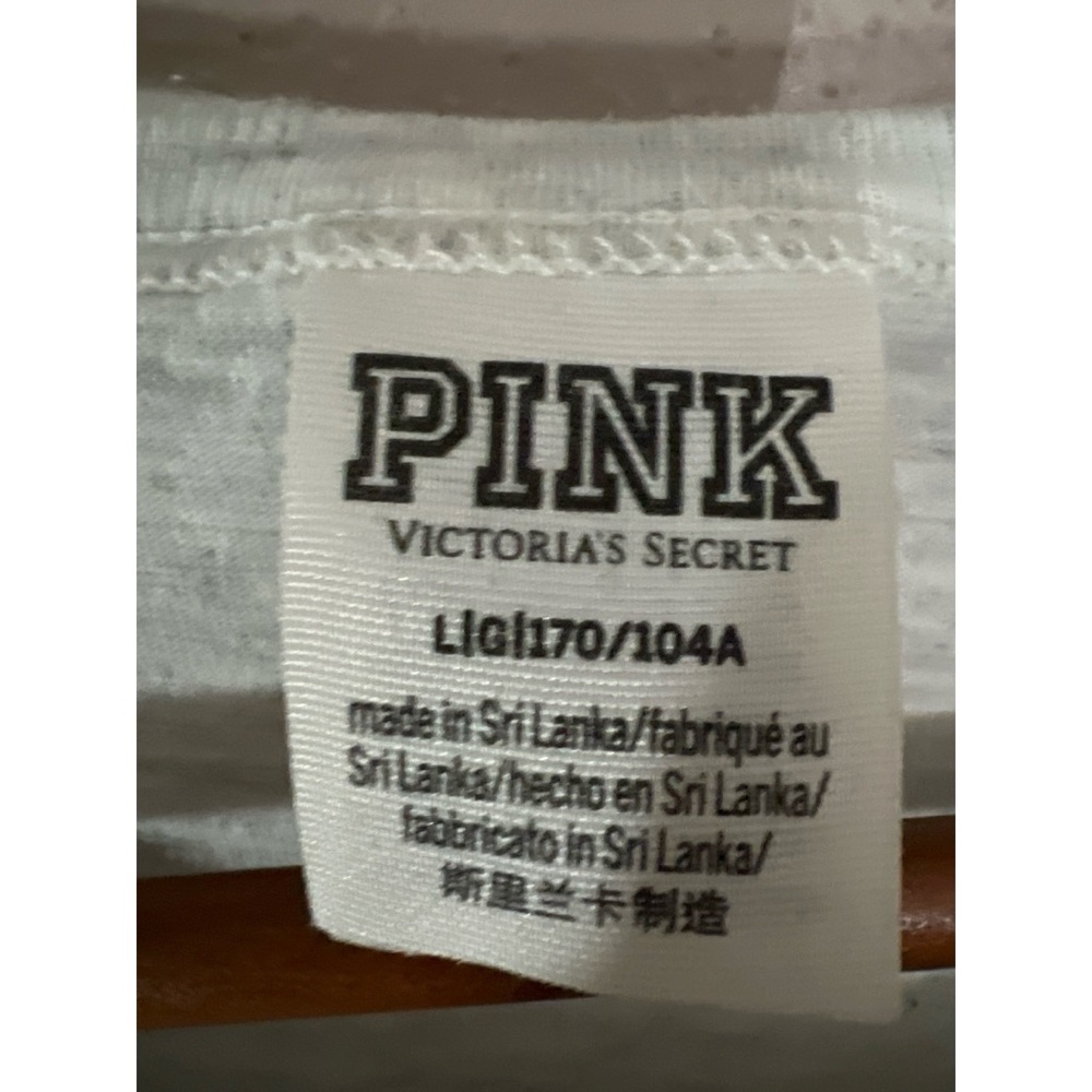 Victoria's Secret PINK Gray T-Shirt - Picture 2 of 2